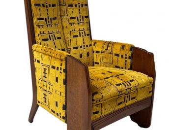 Art Deco Amsterdamse School Lounge Chair by Cornelis van der Sluys, 1918